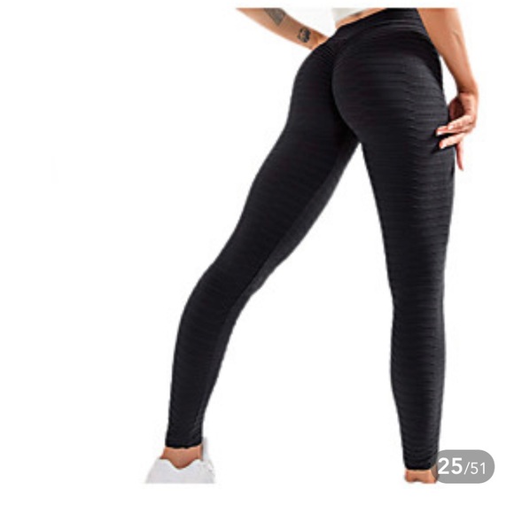 High Waist Scrunch Butt Leggings - LARGE - Picture 3 of 13